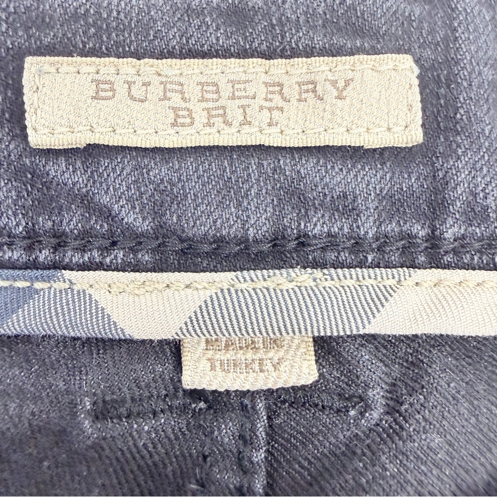 Burberry Brit Women’s size 32 Kensington Washed Black Skinny Leg Stretch Jeans - Picture 7 of 13